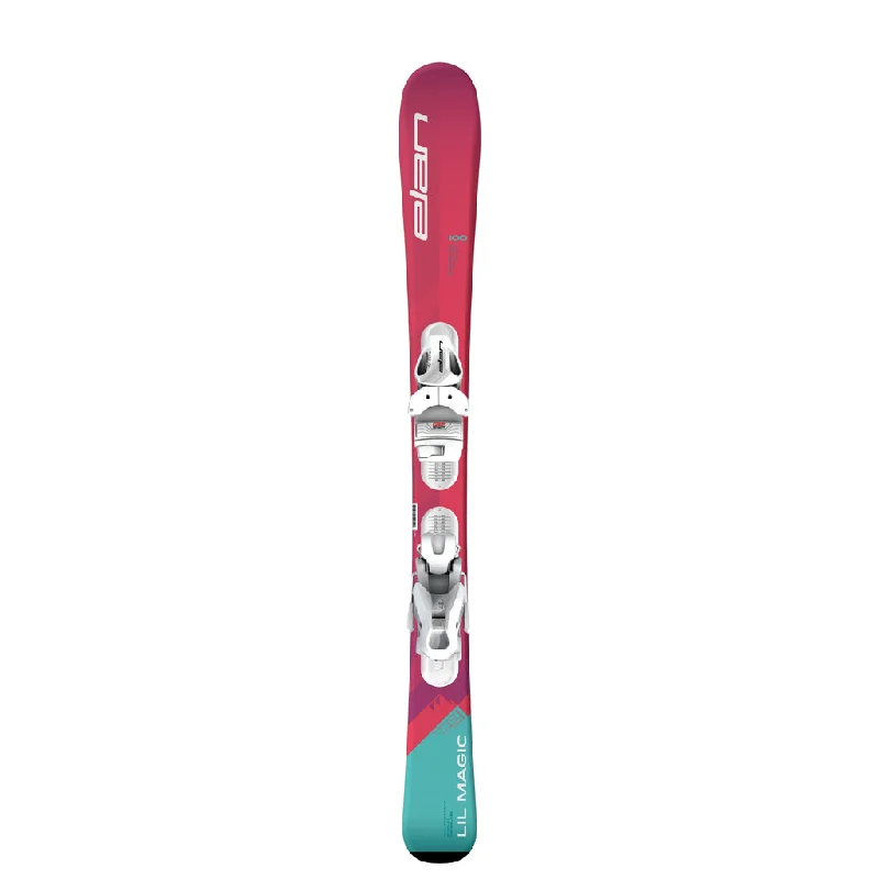 Elan Lil Magic JRS (EL 4.5 70cm-130cm System Bindings) Skis Girls 2025