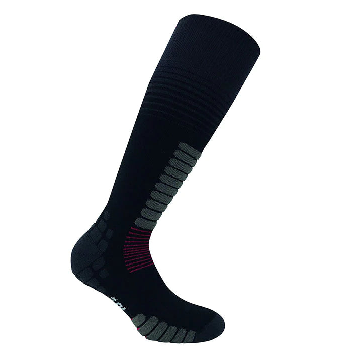 Eurosock Ski Zone OTC Sock- Deep Black