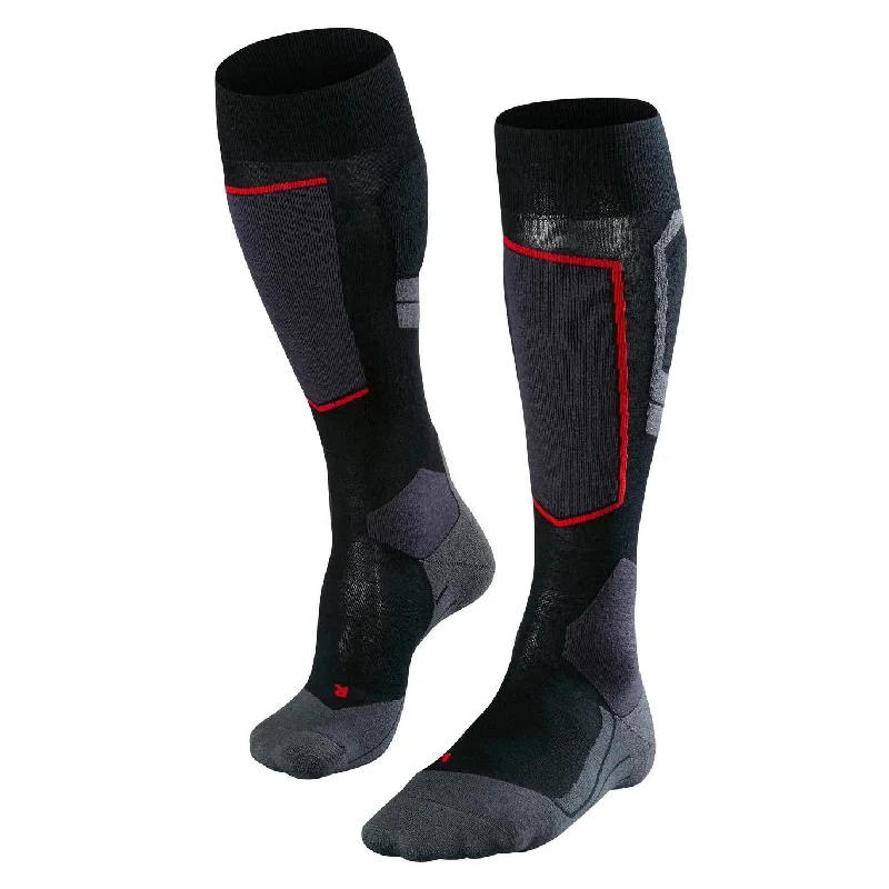 Falke SK4 Wool Women's Ski Sock Black/Red