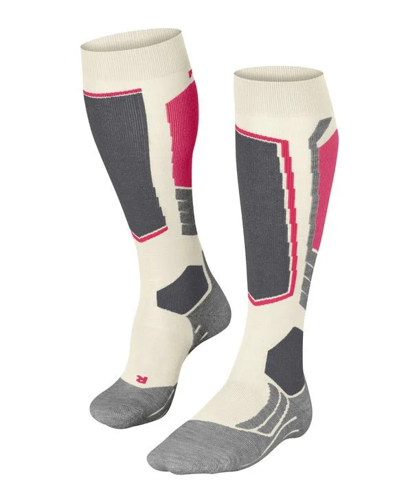 SK2 Intermediate Ski Socks - Off White