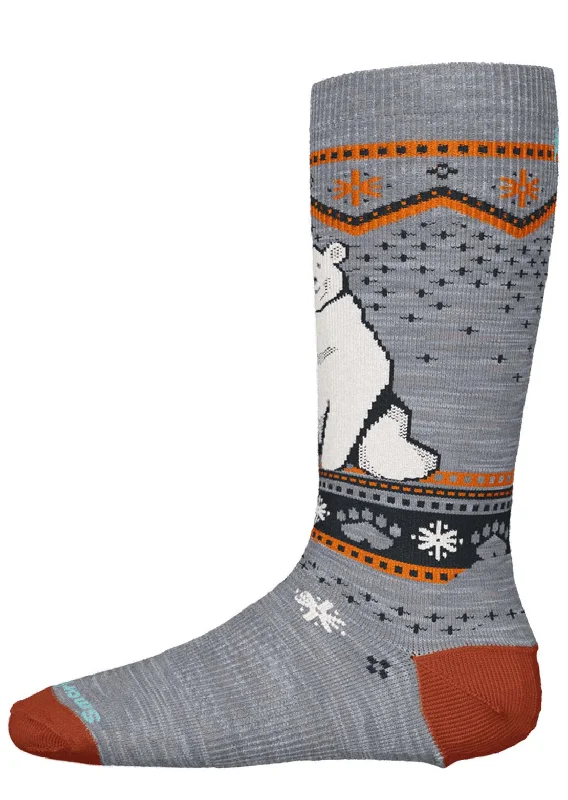 Smartwool Junior Wintersport Full Cushion Polar Bear Pattern OTC Socks