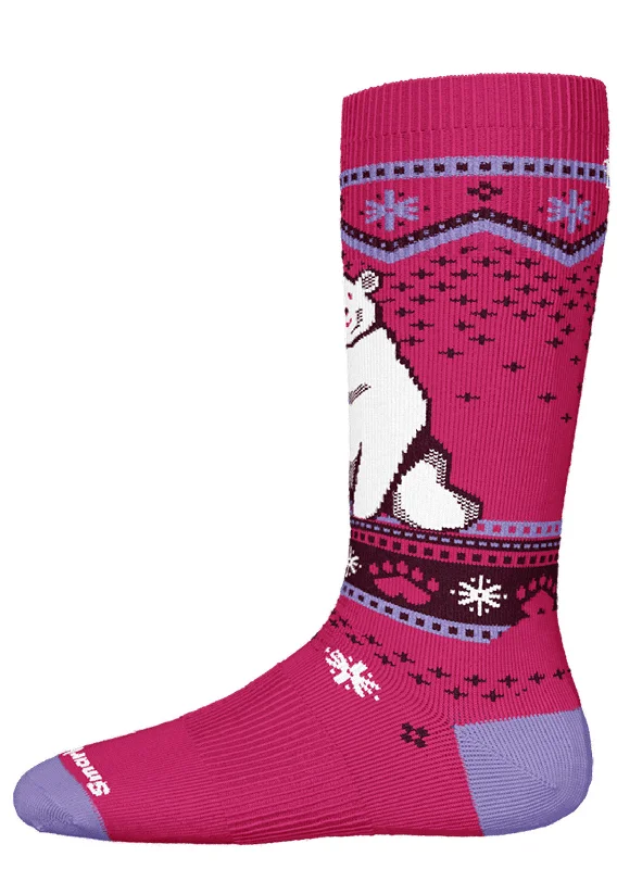 Smartwool Junior Wintersport Full Cushion Polar Bear Pattern OTC Socks