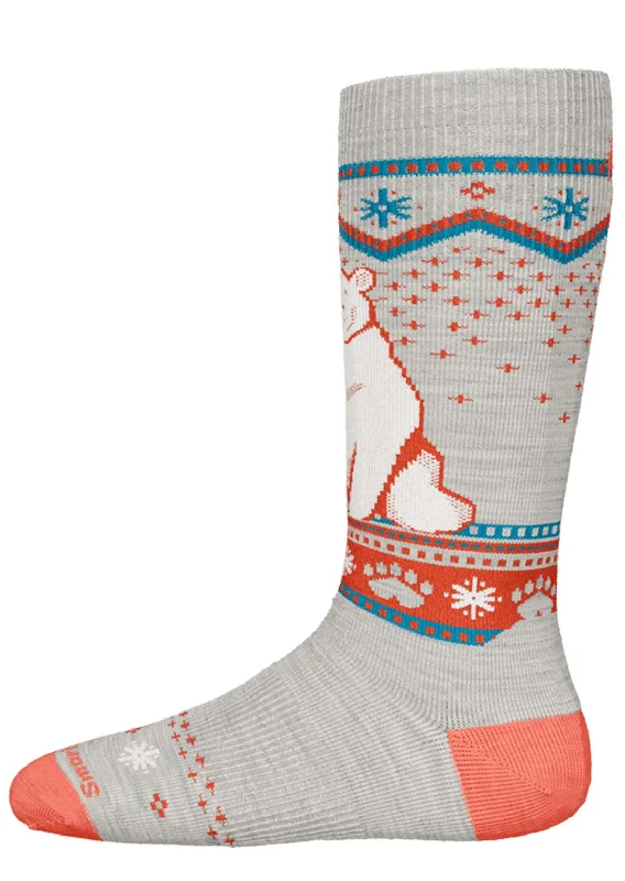 Smartwool Junior Wintersport Full Cushion Polar Bear Pattern OTC Socks