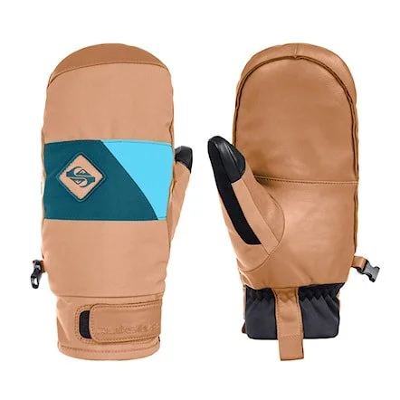 Squad Technical Ski Mitt - Bone Brown